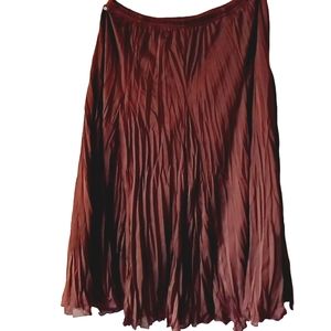 Larry Levin's elastic waist a.line skirt